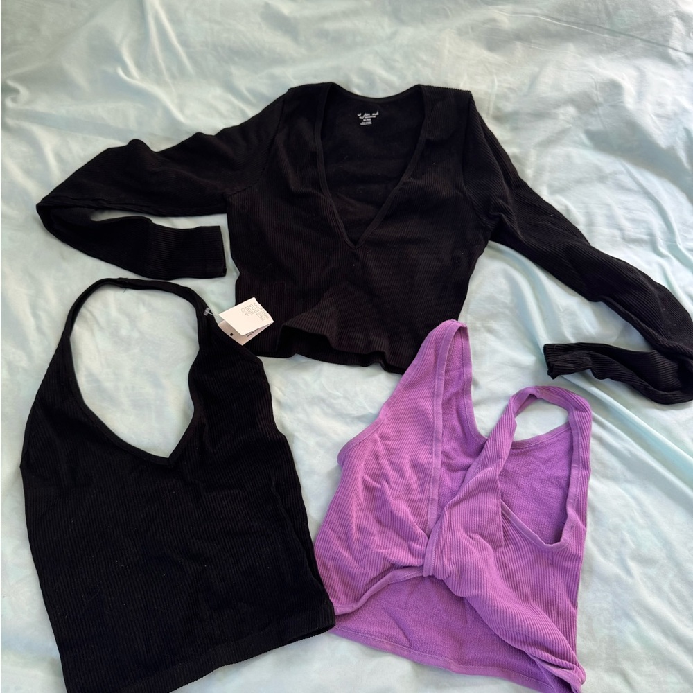 Urban outfitters bundle Stylish Black and Purple Women's Tops